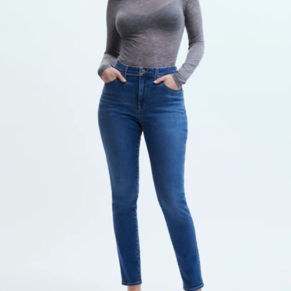 Madewell roadtripper jeans skinny dark wash size 27